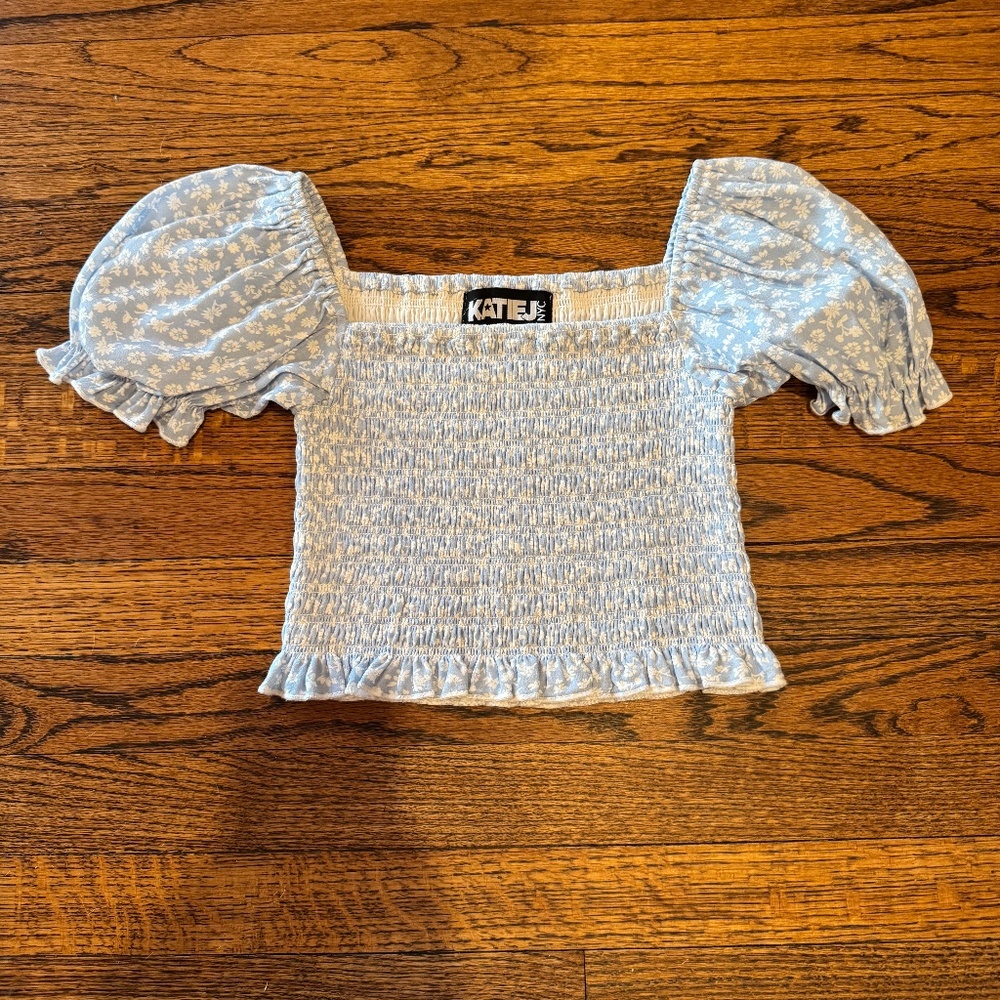 Katie J NYC Tween Marlee Print Top (Child L 12)